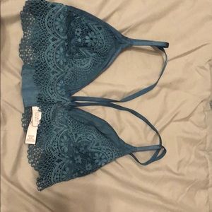Blue bralette